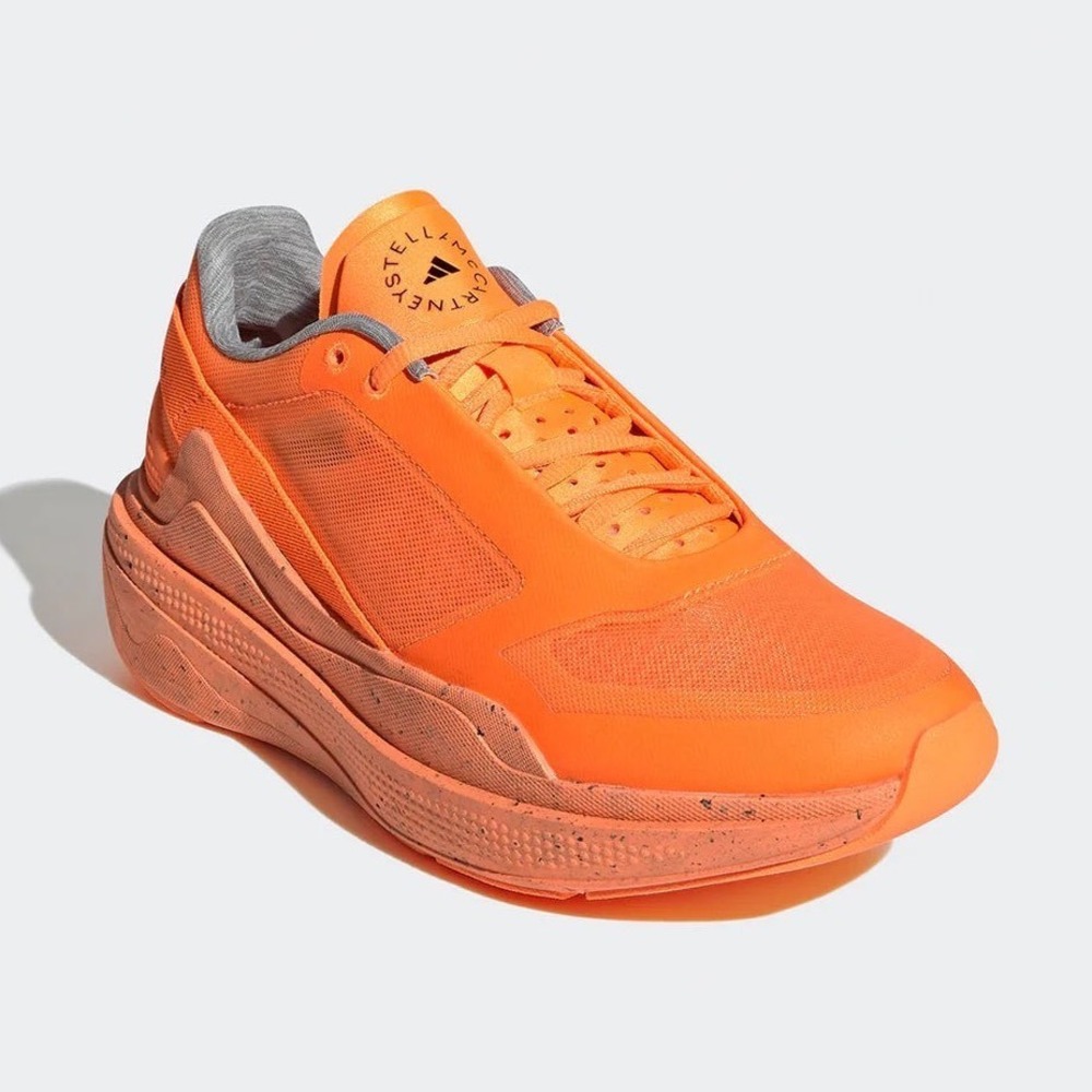 Adidas Stella McCartney Earthlight Women 9.5 Orange Mesh Running Sneaker‎ Neon